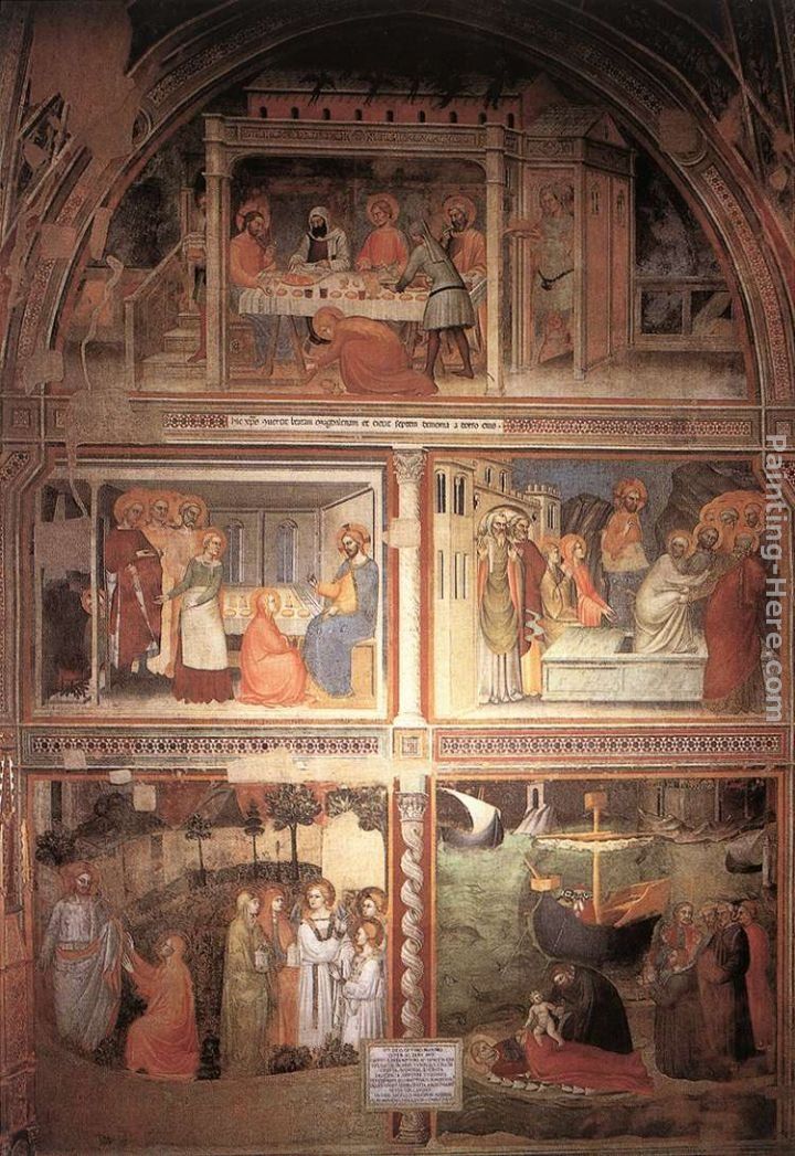 Giovanni da Milano Scenes from the Life of Magdalene